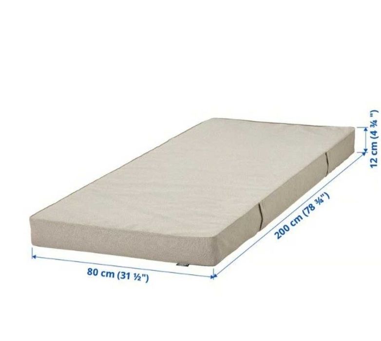 Colchão solteiro Vannareid Ikea 190x80x12 entrego grátis