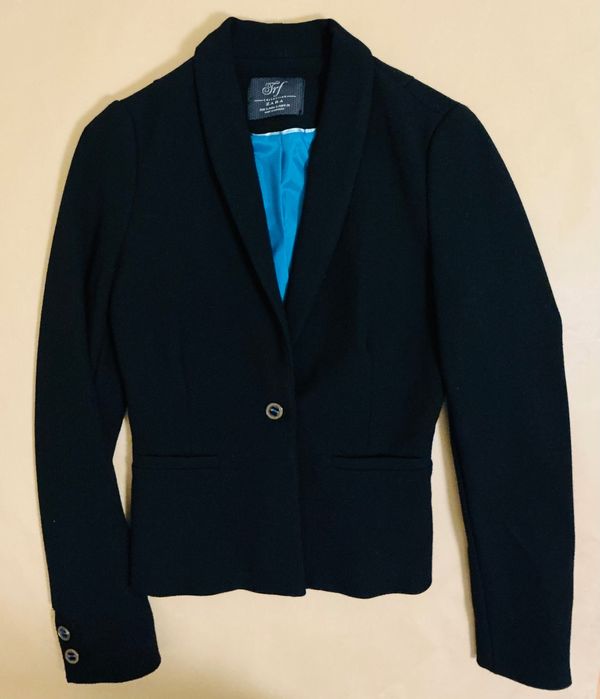 Blazer Zara S cor preto