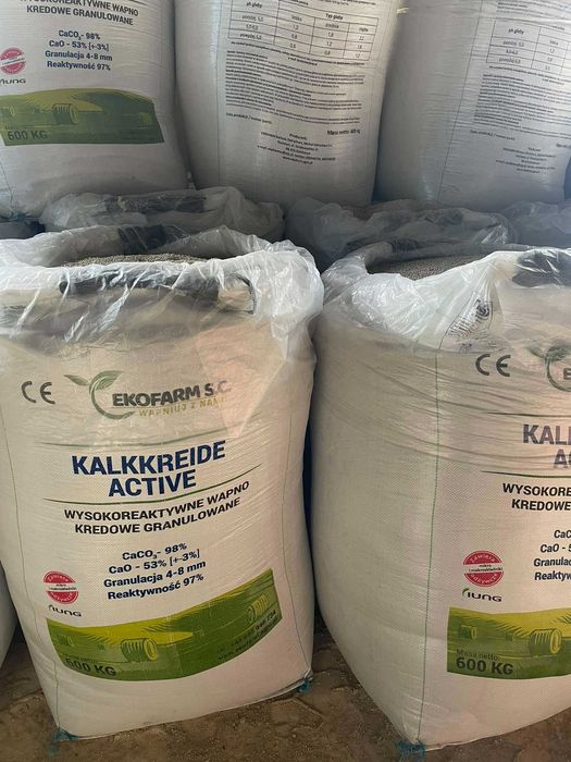 Wapno granulowane wysokoreaktywne PRODUCENT