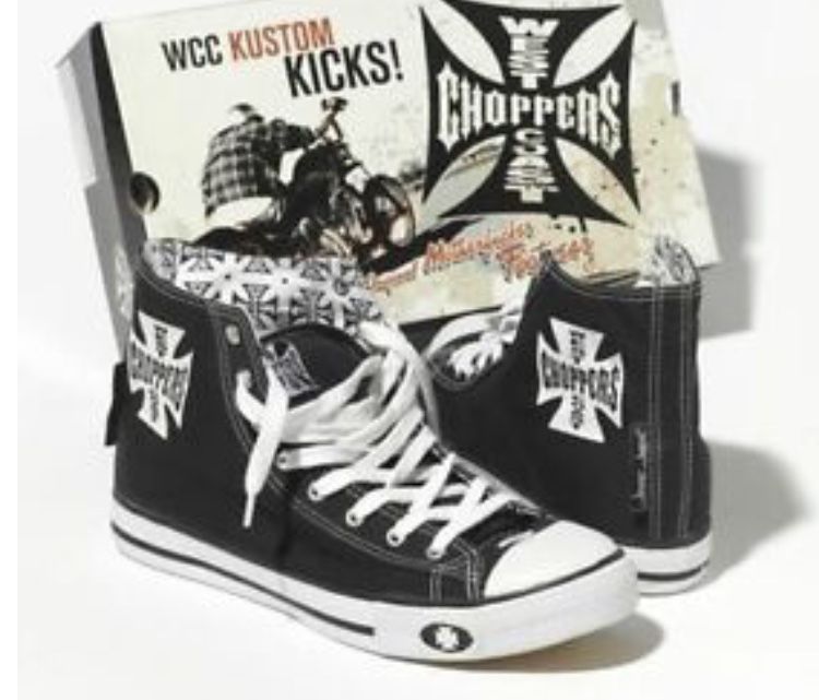Sapatilhas West Coast Choppers Chamas All Star Style Flames Tenis