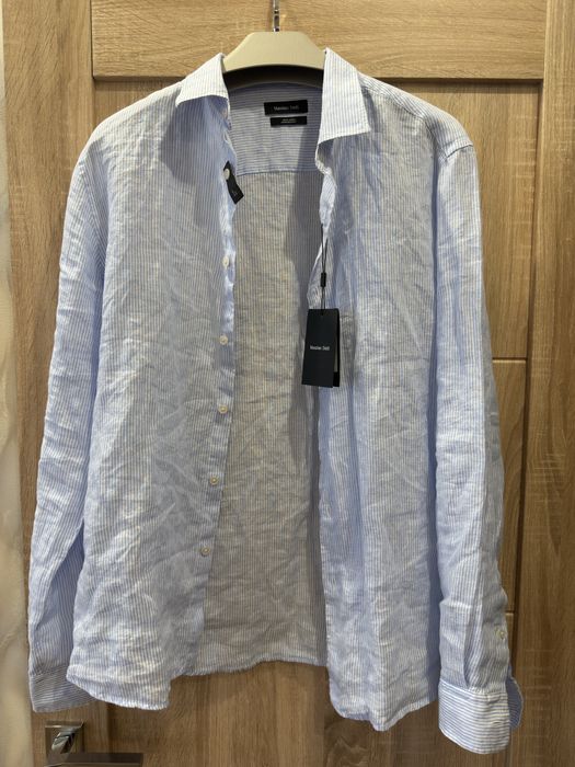 Сорочка НОВА MASSIMO DUTTI 100% льон XL