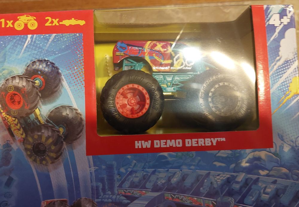 Hotwheels Monster Trucks arena smashers.