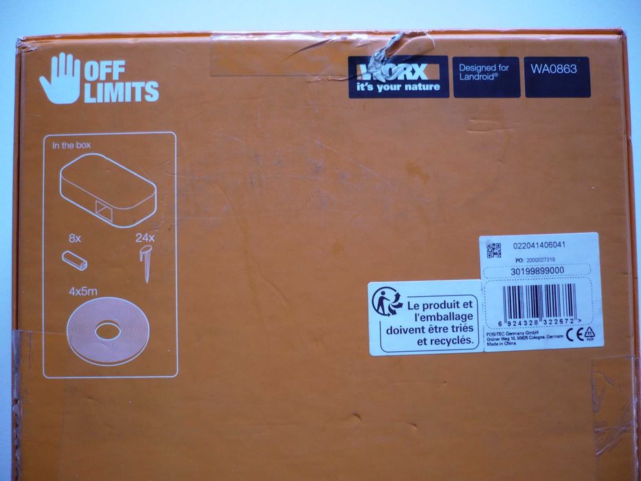 wirtualne ogrodzenie Landroid Worx WA0863