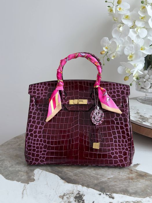 Сумка Hermes Birkin крокодил люкс