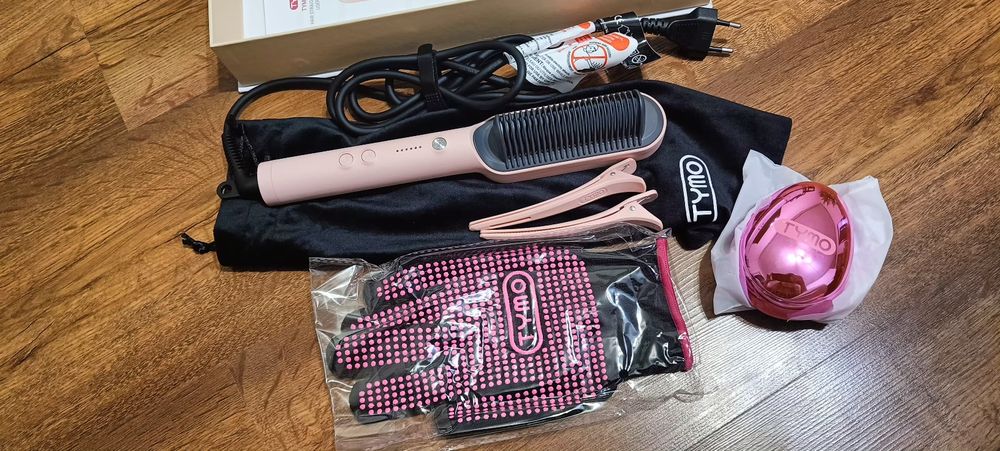 Вирівнювач волосся, щітка Tymo плойка для випрямлення волосся