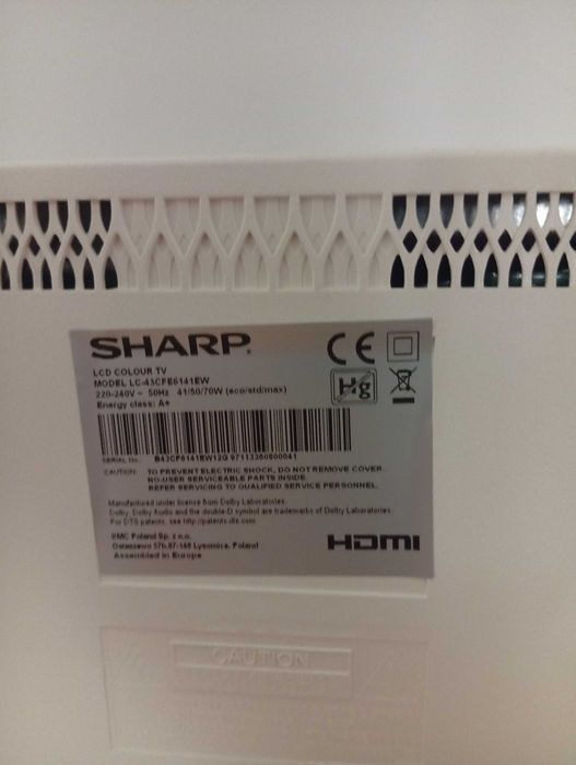 Телевізор Sharp 109см/43д