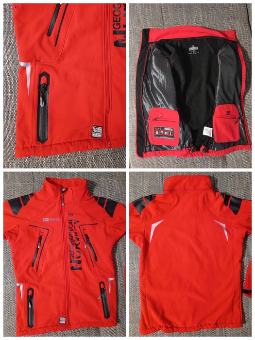 Чоловіча тепла куртка софтшелл Geographical Norway Softshell. Розмір М