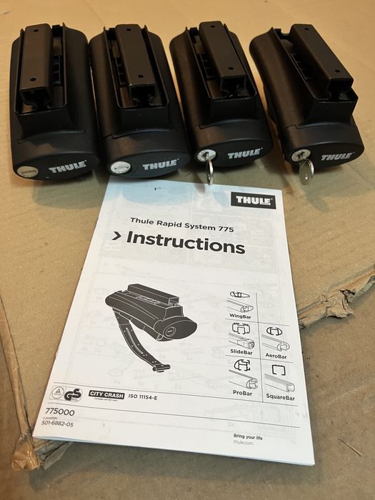 Thule KIT Тюль опори поперечини багажник рейлінги перемички Wingbar