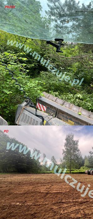 Rekultywacja Mulczer leśny Mulczowanie wgłębny Karczowanie działek
