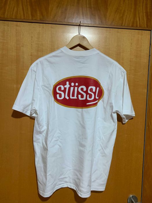 Stussy Tee Branca e Vermelha