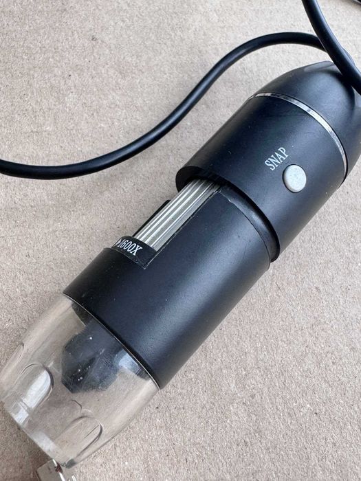 Цифровий USB мікроскоп 1600X з led підсвічуванням портативний