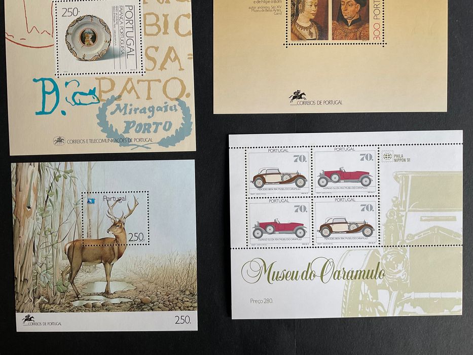 Selos - Blocos Portugal Novos CTT