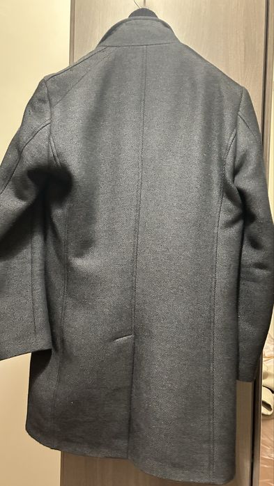 Gabardine Zara cinza