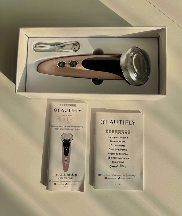 Beautifly b-glossy blush - urządzenie do mezoterapii bezigłowej