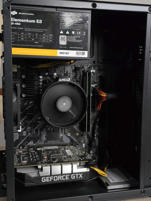 Komputer gamingowy (AMD Ryzen 3 3100, GTX 1650 Super, RAM 8GB, SSD)