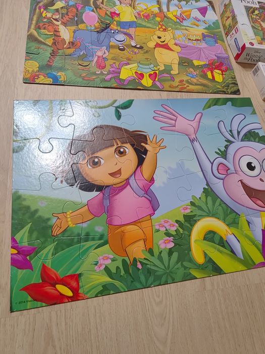 Zestaw puzzli puzzle duży format dla dziewczynki