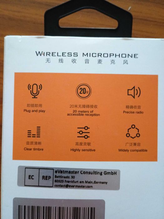 2x mikrofon bezprzewodowy do iphone