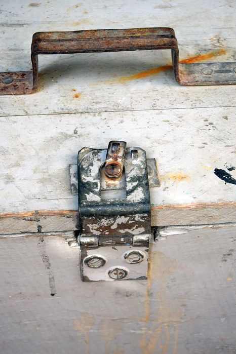 Caixa de Ferramentas antiga em madeira