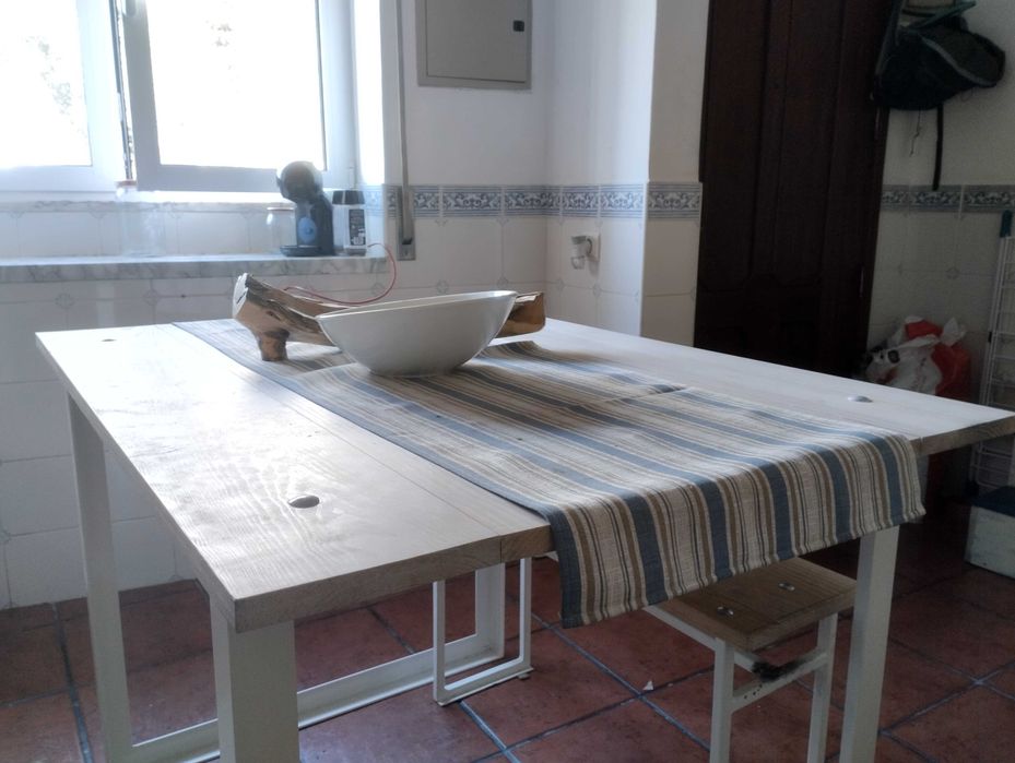 Mesa jantar com banco