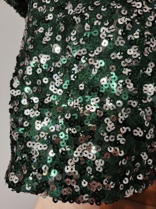 Bluzka cekiny zielona