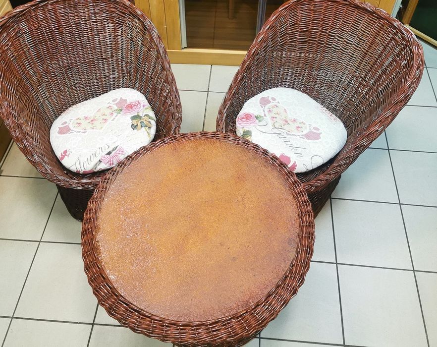 Okazja meble ogrodowe/balkonowe rattanowe /z ratanu