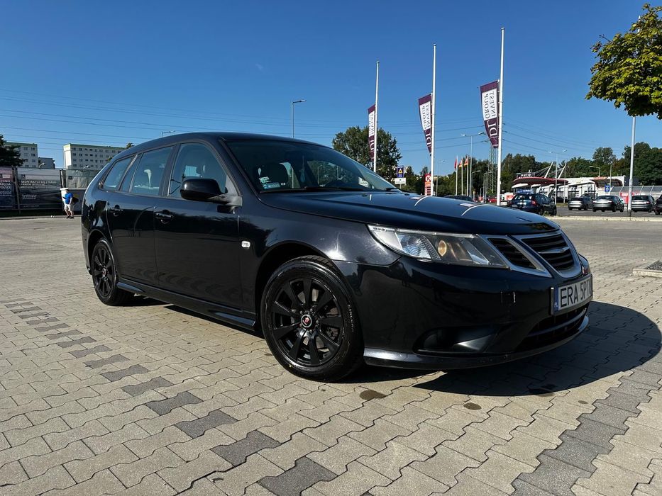 Saab 9-3 SAAB 9-3  1.9TiDS PF Vector 2009 r. Pierwszy właściciel.