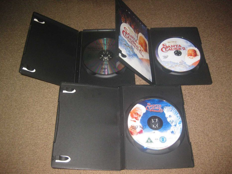 Colecção Completa em DVD "Santa Cláusula" com Tim Allen