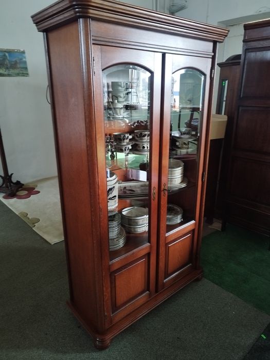 serwantka biblioteka Antyk Vintage oszklona