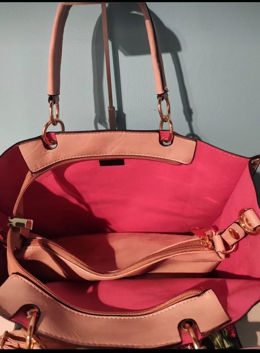 Mala dupla rosa bronze (portes incluídos)