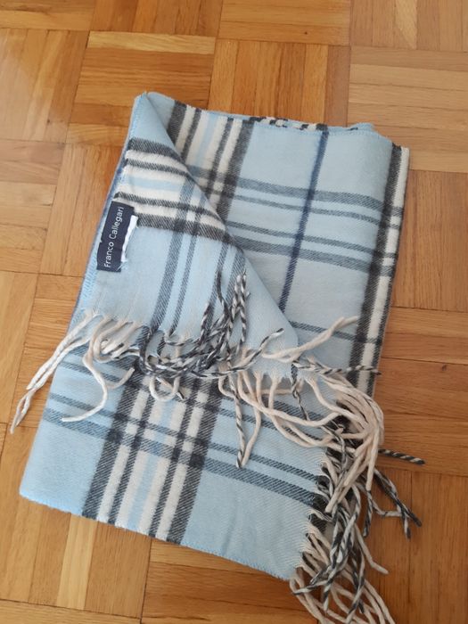 Szalik w kratkę- 160cmx30cm- van graaf- franco callegari