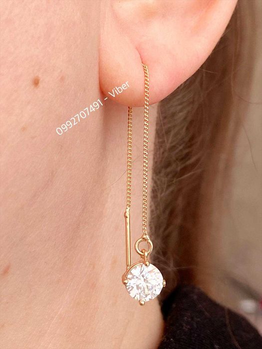 Позолочені Сережки "Візерункові" (Різні Моделі), Серьги. Позолота