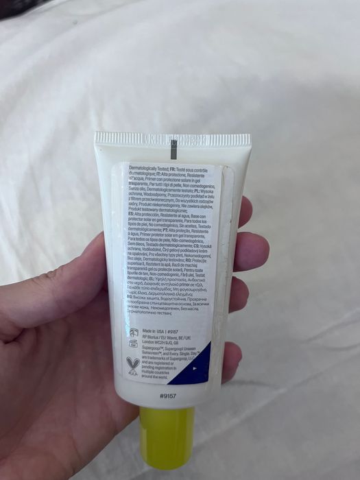 Сонцезахисний крем Supergoop unseen sunscreen 30 spf