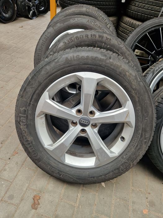 Oryginalne Koła Audi Q5 S-line 80A 235/60R18 Conti 22r. Wielosezon