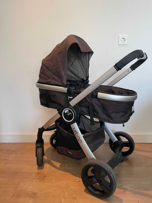 Carrinho Trio Chicco Urban Plus Black
