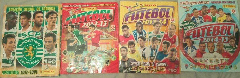 Cadernetas Futebol Panini (Completas)