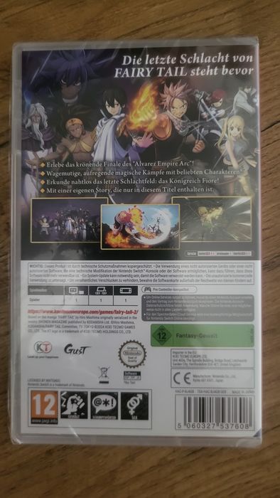 Fairy Tail 2 # Nintendo Switch # nowa zafoliowana gra