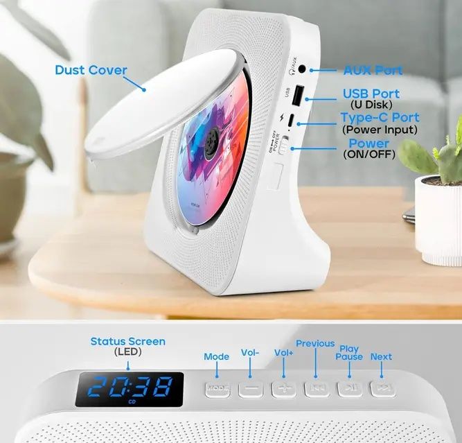 Портативний CD-плеєр моделі KC-806