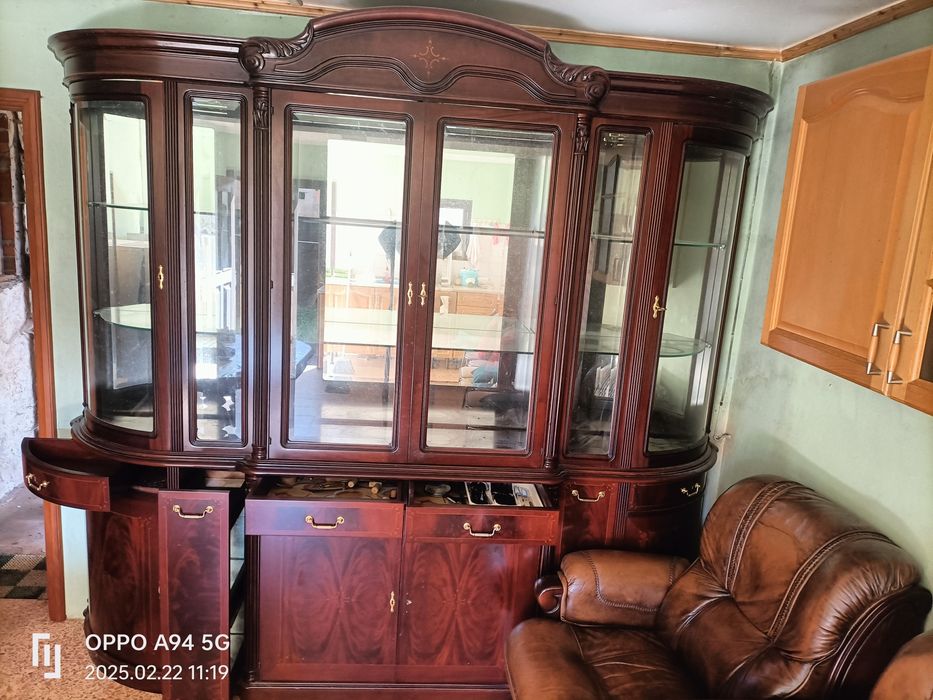 Móvel de Sala de Estar em Carvalho