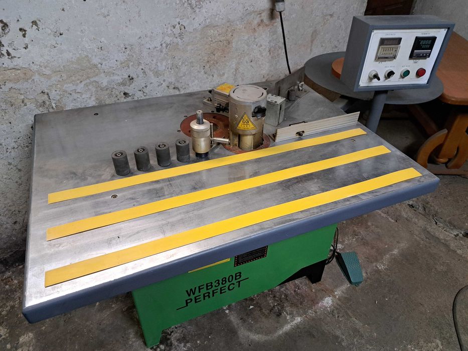 Okleiniarka Perfect wfb 380B prosto i krzywoliniowa, 20kg kleju gratis