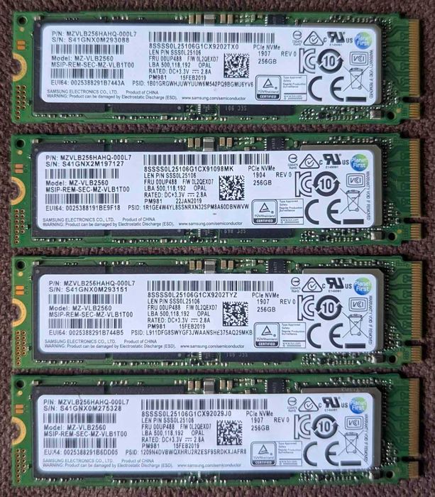 SSD M2 2280  Nvme/Sata3  256-512-1000GB  !!!