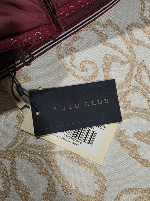 Casaco Polo Club bordô