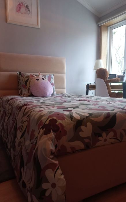 Cama Sommier rosa