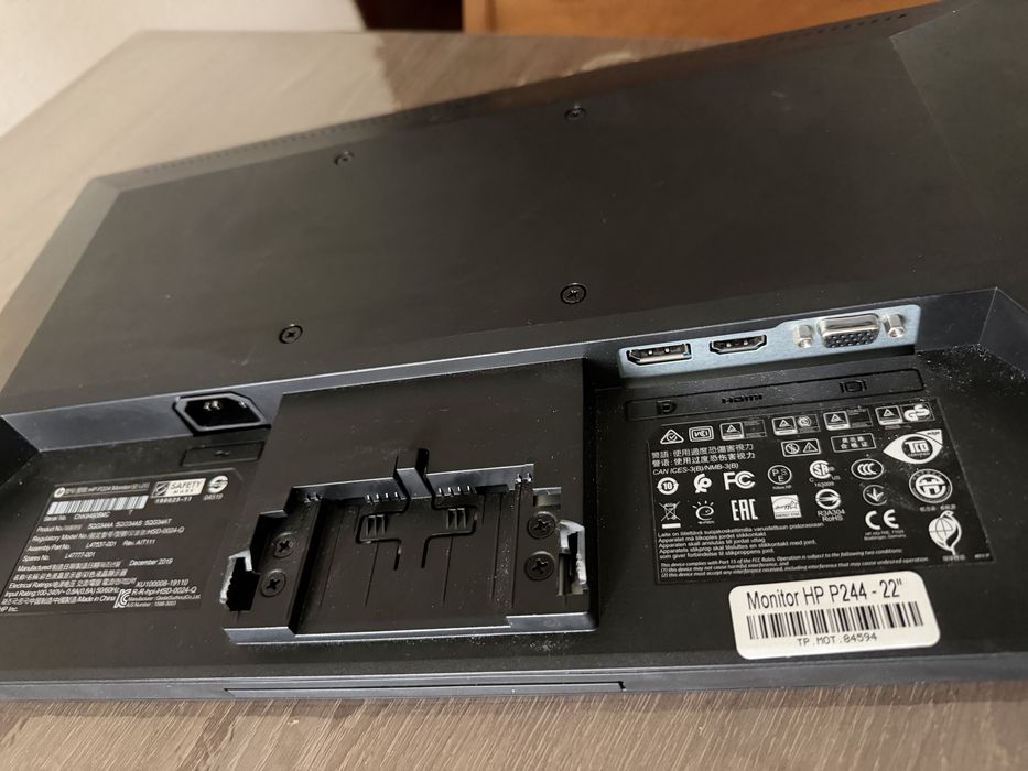 Monitor HP 21,5 polegadas