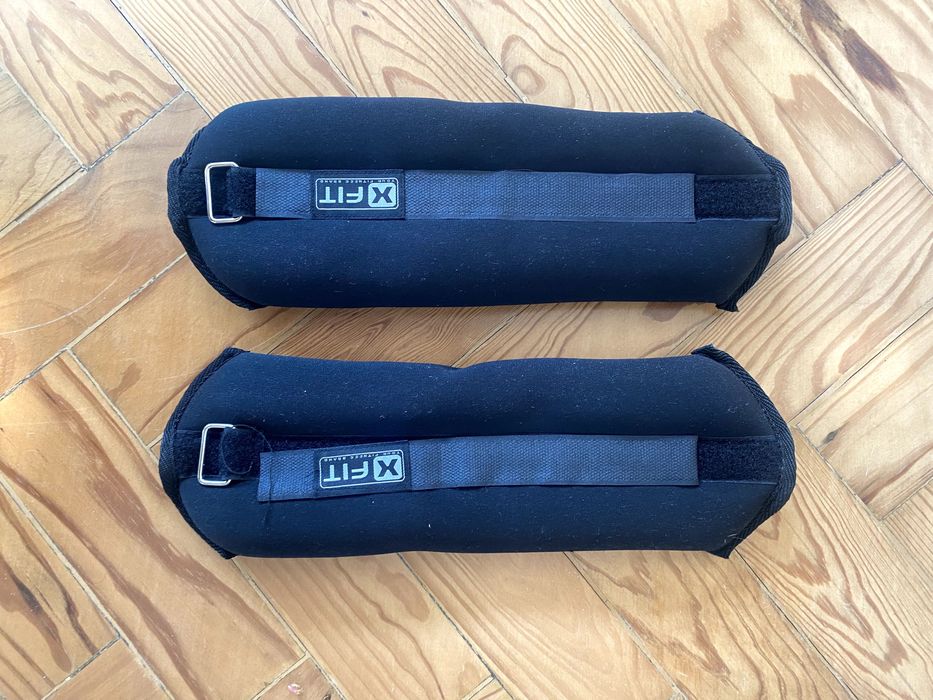 Pesos XFit 1kg Acolchoados para Tornozelo/Pulso – Conforto e Qualidade