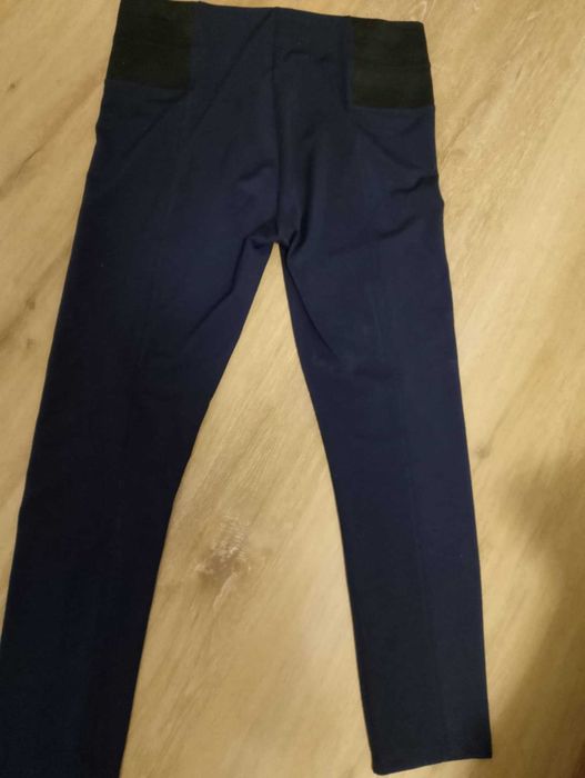 Spodnie jegginsy rozciągliwe granatowe Rozmiar L coop