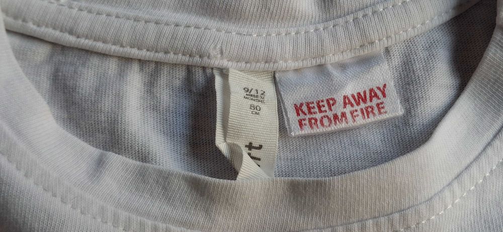 Camisola Fina Branca Lefties 9-12 meses