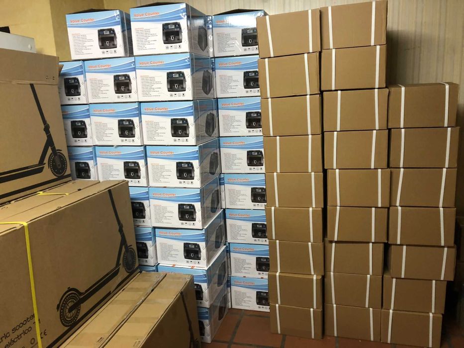 Máquina de contar notas (conta tudo misturado) contadora