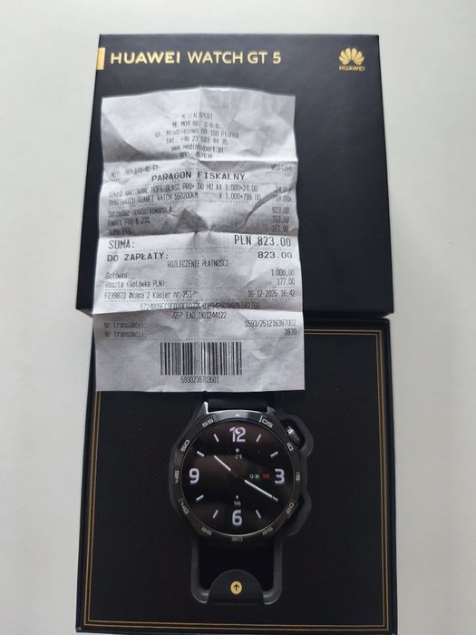 Nowy Huawei Watch GT5 Gwarancja 24 miesiące