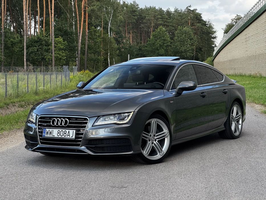 Audi A7 Sportback Audi A7 3.0 TDI 245KM Quattro S-LINE *Daytona Grey Pearl* nowy rozrząd