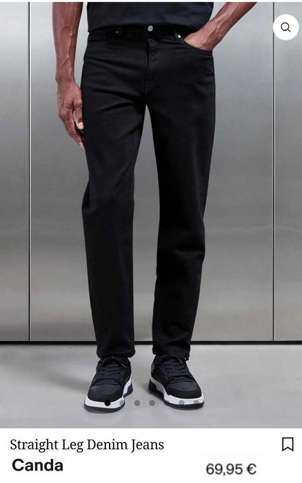 Джинсы Canda Man by C&A Buying jeans Germany W42 stretch black.